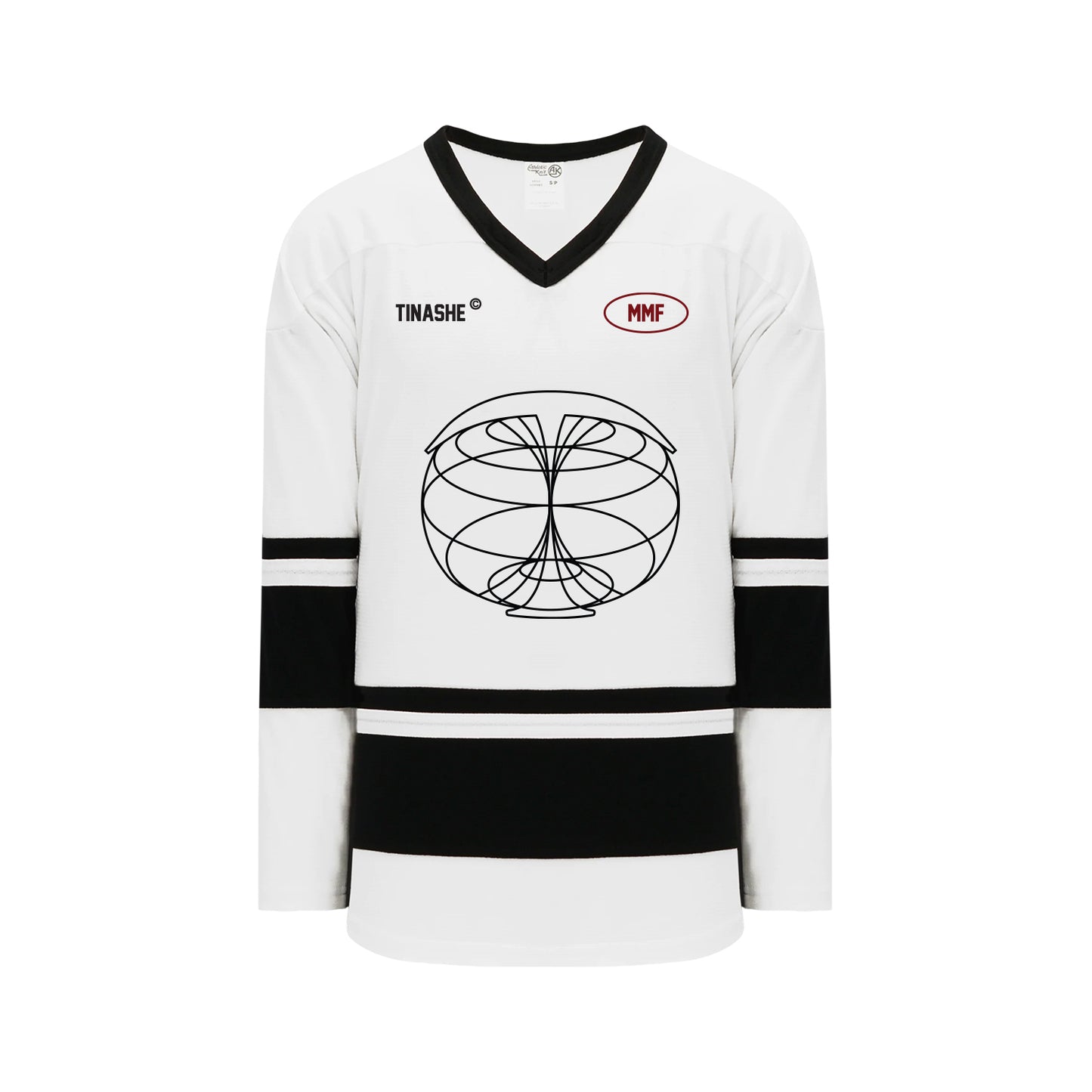 MMF / NASTY White/Black Hockey Jersey