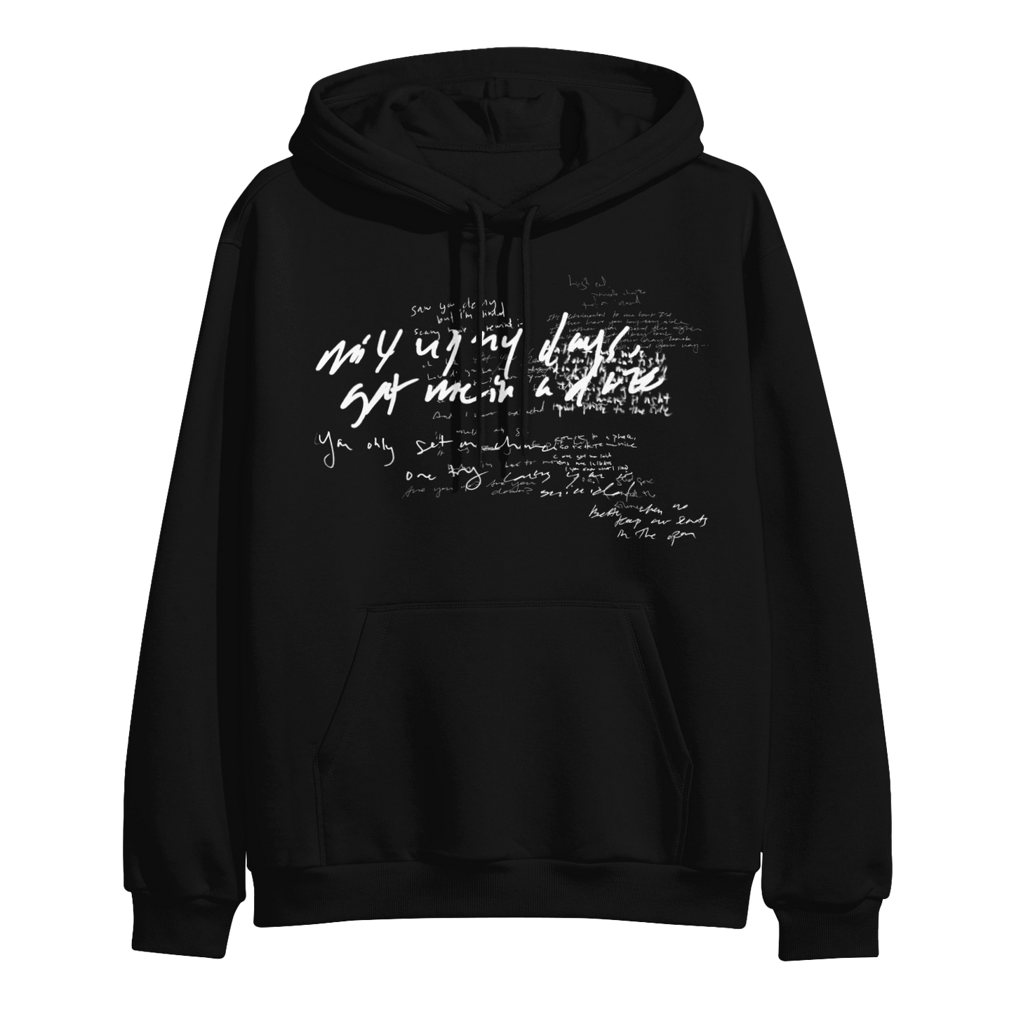 BB/ANG3L Black Pullover Hoodie