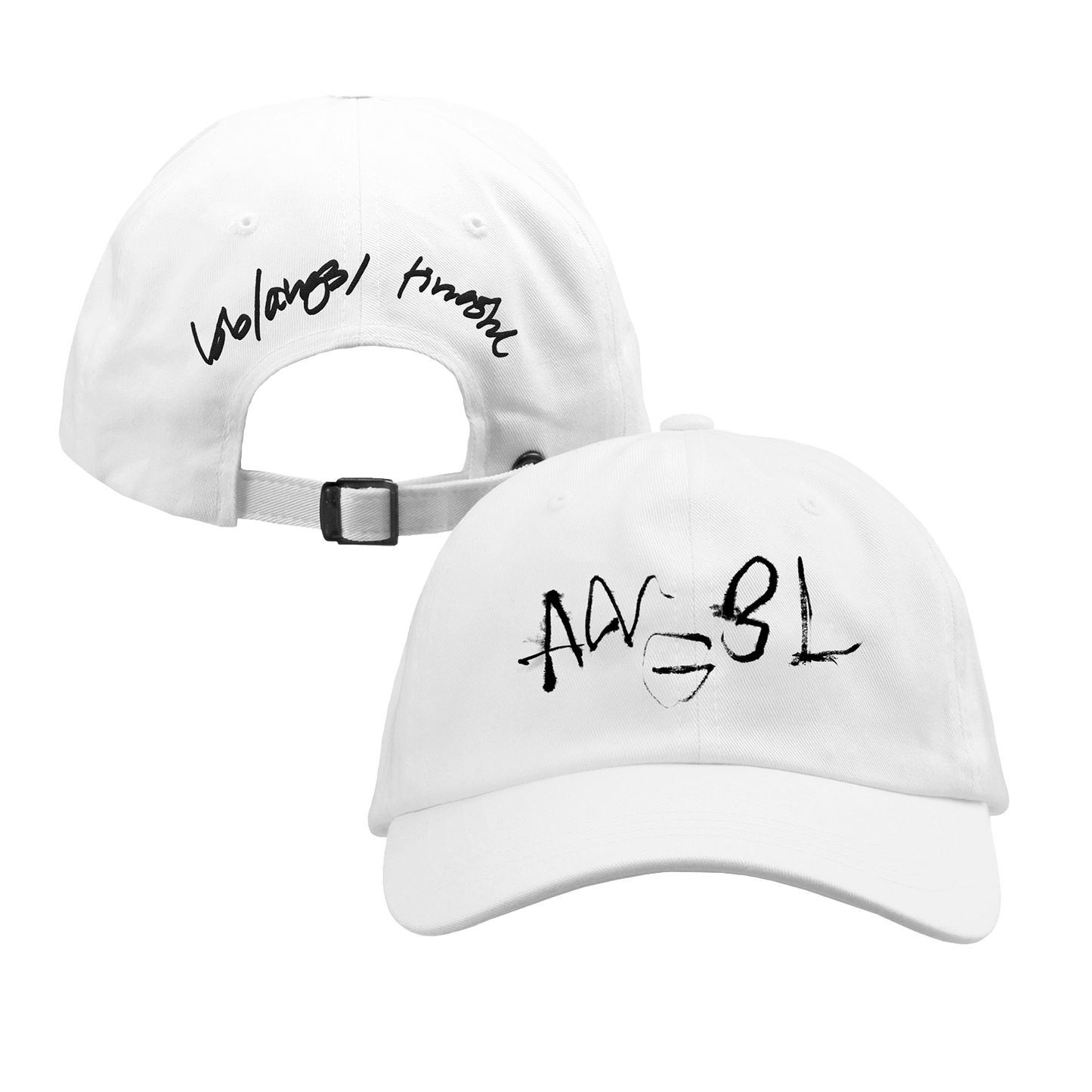 BB/ANG3L White Dad Hat