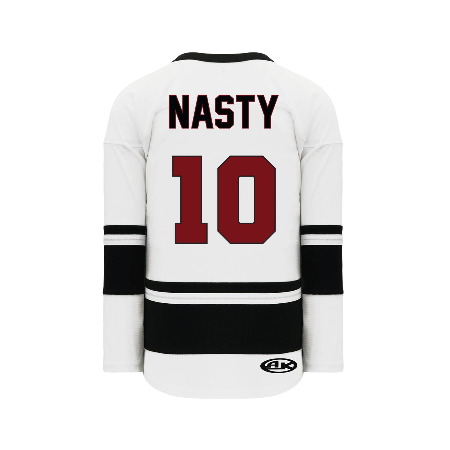 MMF / NASTY White/Black Hockey Jersey